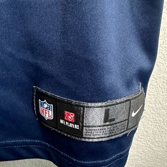 EUC NIKE NFL Unisex Blue Dallas Cowboys Ezekiel Elliott Game Day Jersey - Large - Picture 5 of 5